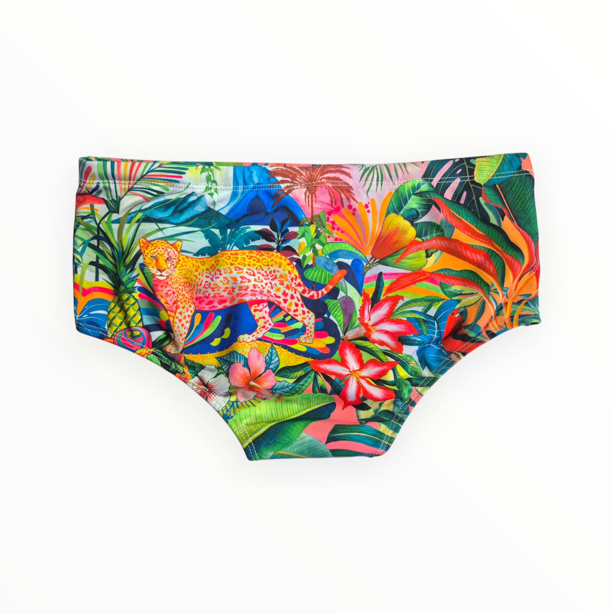 Blue Man Floresta Tradicional Brasileño Trajes De Baño (Sunga) - Estampado Chica