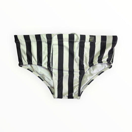 Closet Recife Clásico Hombres Brasileño Trajes De Baño (Sunga) - Listrado Medio