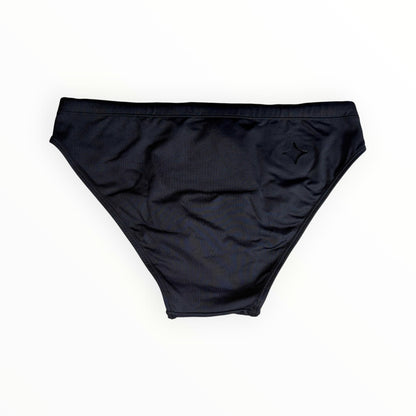 IAMG Copacabana Slim Hombres Brasileño Trajes De Baño (Sunga) - Negro Medio