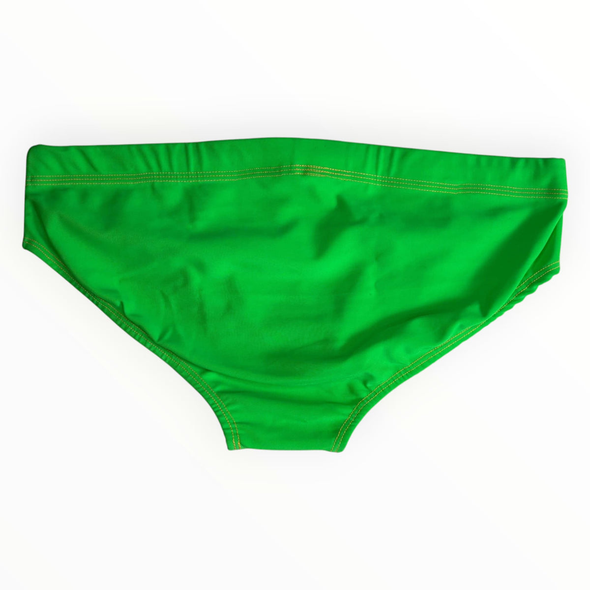 Prince Rio Slim Hombres Brasileño Trajes De Baño (Sunga) - Verde Grande