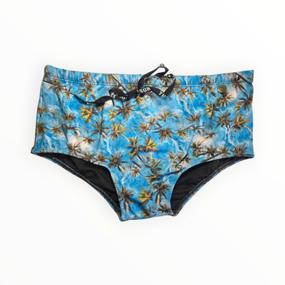 The Sunga Floresta Clásico Hombres Brasileño Trajes De Baño (Sunga) - Estampado Medio