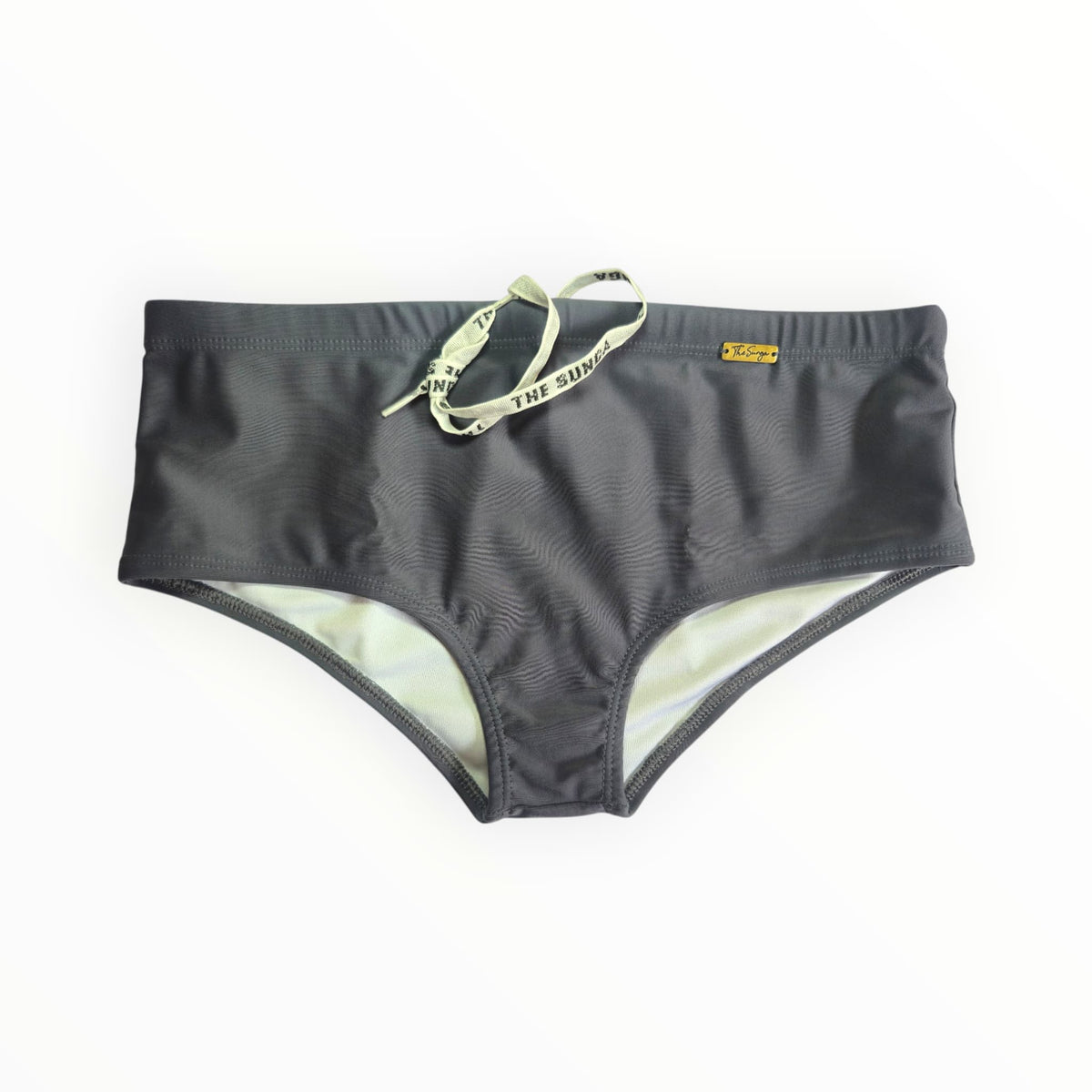 The Sunga Recife Traditional Mens Brazilian Swimwear (Sunga) - Grey Small