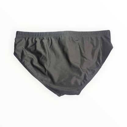 The Sunga Rio Slim Hombres Brasileño Trajes De Baño (Sunga) - Negro Medio